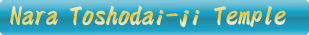 Toshodai-ji Temple